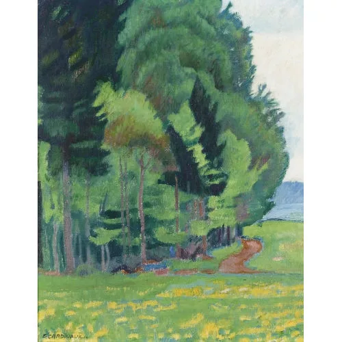 Emil Cardinaux — Weg am Waldrand.