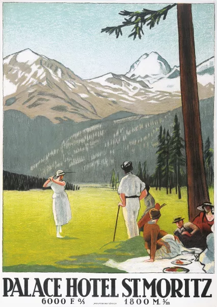 Emil Cardinaux — Palace Hotel St. Moritz, 1921