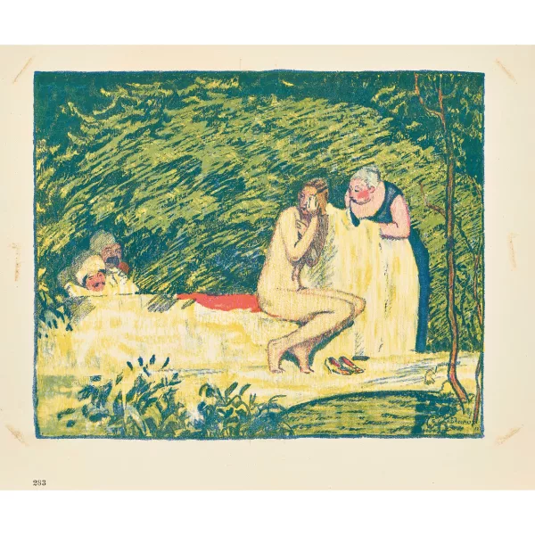 Emil Cardinaux — "Susanna nach dem Bade".