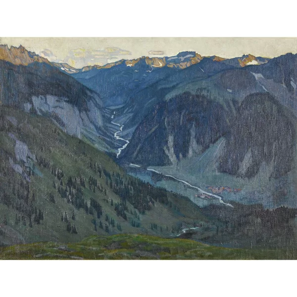 Emil Cardinaux — "Tagesanbruch im Haslital".