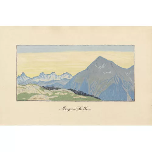 Emil Cardinaux — "Morgen am Stockhorn".