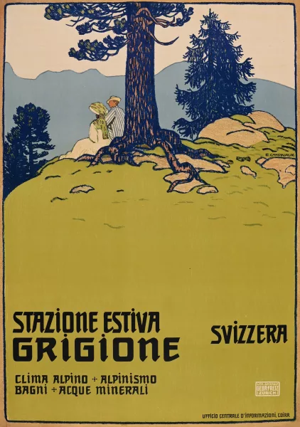 Emil Cardinaux — Stazione Estiva Grigione, Svizzera, 1909