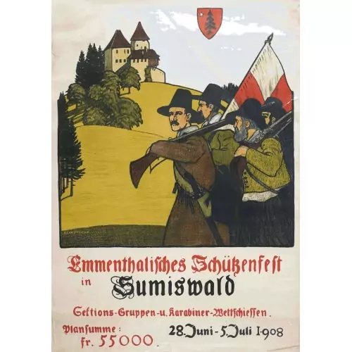 "Emmentalisches Schützenfest in Sumiswald 1908"