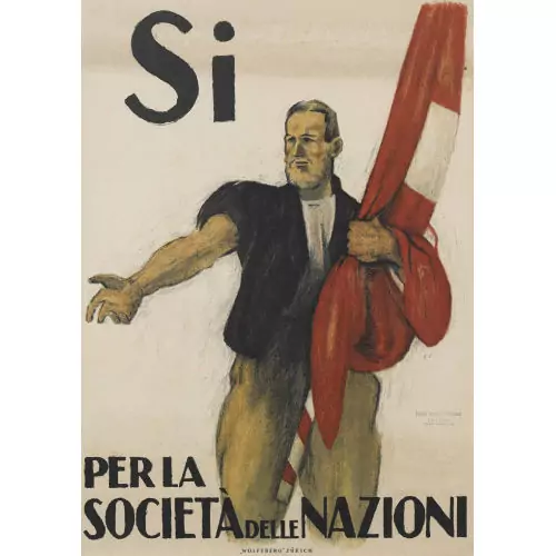 "Si per la Società delle Nazioni"