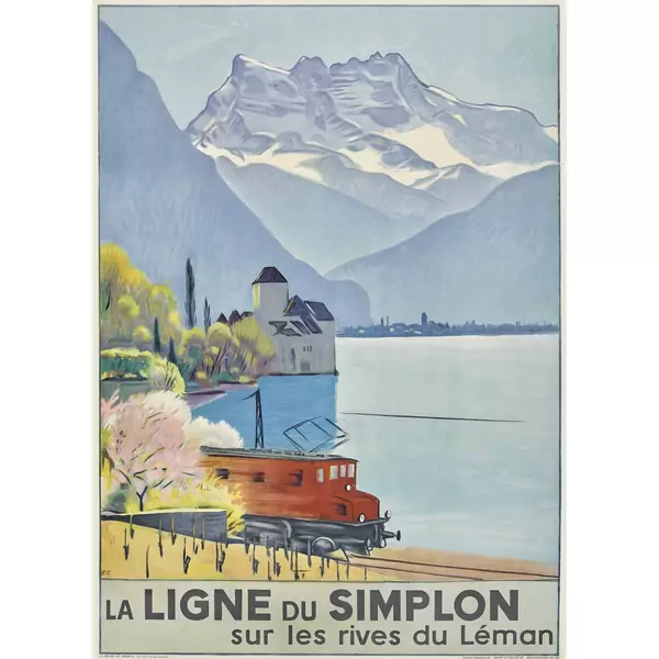 "La Ligne du Simplon sur les rives du Léman"