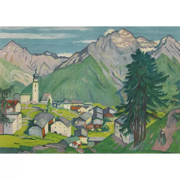 Das Dorf Ftan