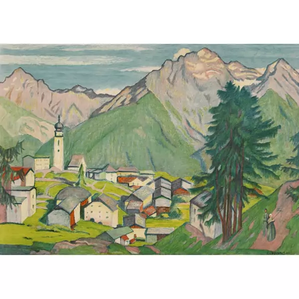 Das Dorf Ftan