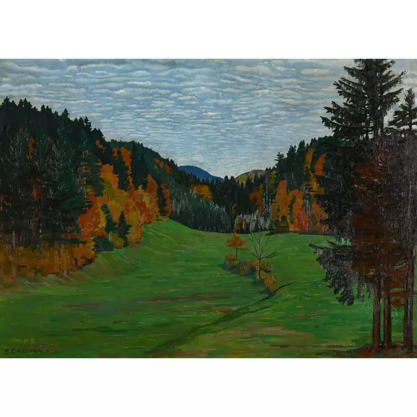 Herbstliche Waldlichtung