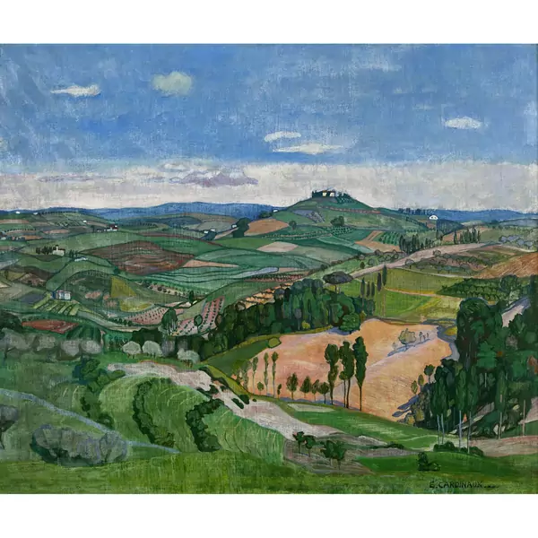 Hügelige Landschaft
