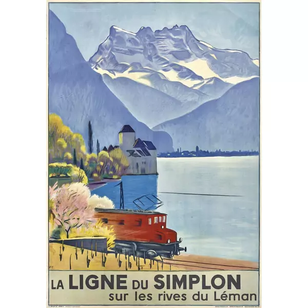 "La Ligne du Simplon sur les rives du Léman"