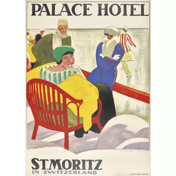 "Palace Hotel St. Moritz in Switzerland"