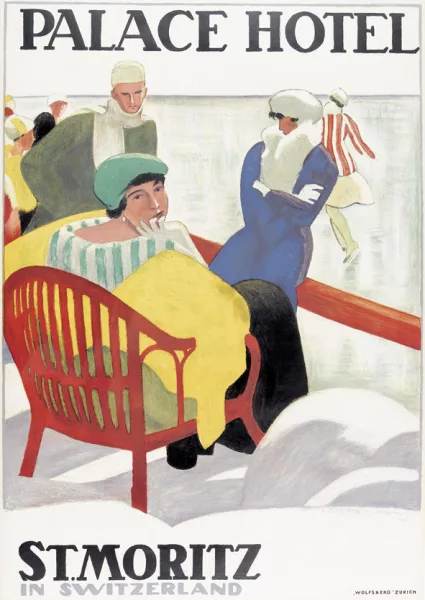 Emil Cardinaux — "Palace Hotel St. Moritz in Switzerland".