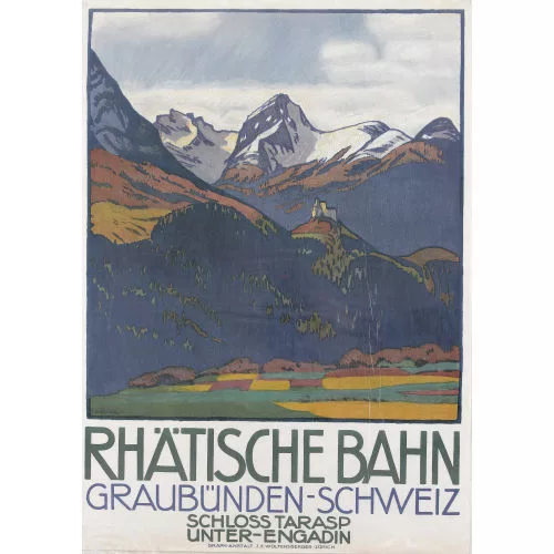 Emil Cardinaux — "Rhätische Bahn".