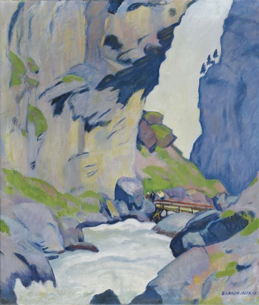 Emil Cardinaux — ZUGANG ZUM GASTHEREN TAL (BERNER OBERLAND), 1913ENTRANCE TO THE GASTHEREN VALLEY (BERNESE OBERLAND), 1913