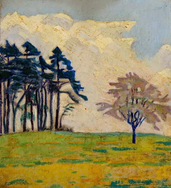 Landschaft mit Bäumen
