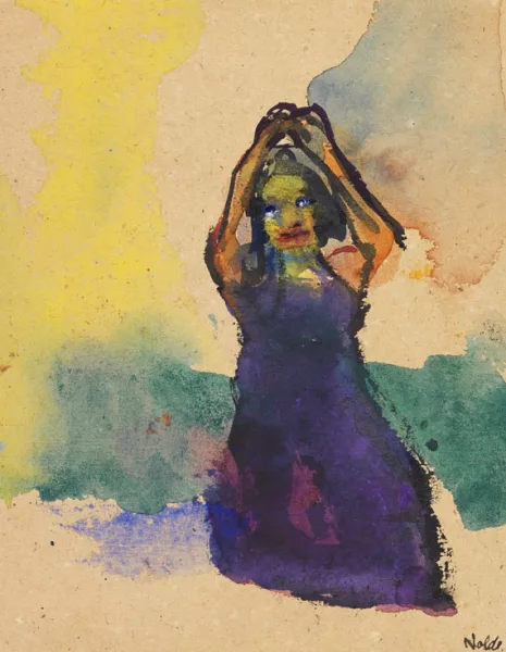 Emil Nolde — Betende (Theaterszene)