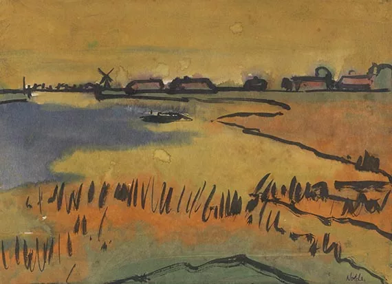 Emil Nolde — Marschlandschaft