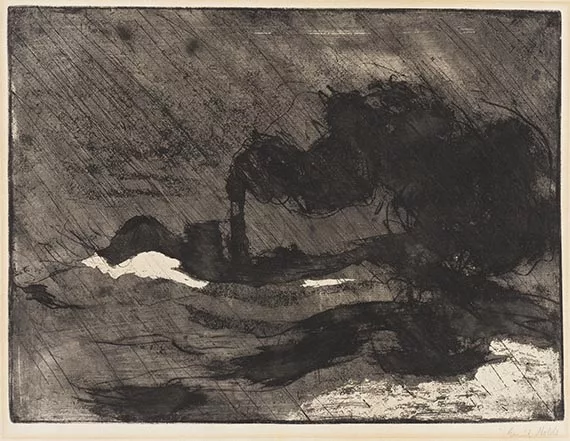 Emil Nolde — Dampfer (Groß Dunkel)