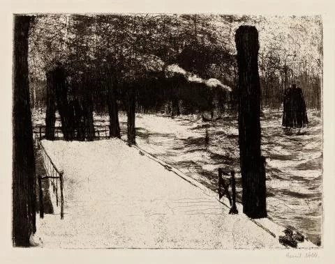 Emil Nolde — Hamburg, Landungsbrücke