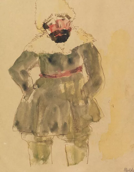 Emil Nolde — Stehender Sibirier