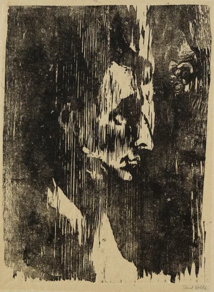 Emil Nolde — Frau im Profil