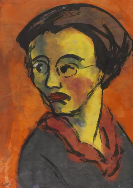 Emil Nolde — Frauenporträt - Johanna Schiefler