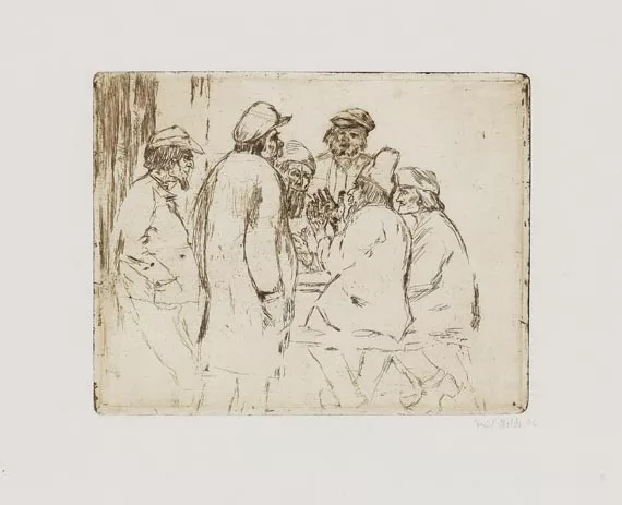 Emil Nolde — Tischgesellschaft