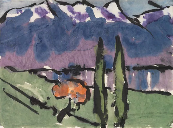 Emil Nolde — Bergfrühling