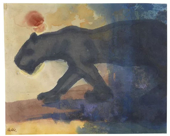 Emil Nolde — Schleichender Panther