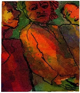 Emil Nolde — Drei Männer