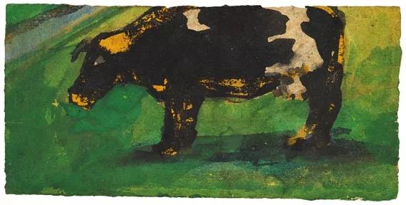 Emil Nolde — Stehende Schwarzbunte