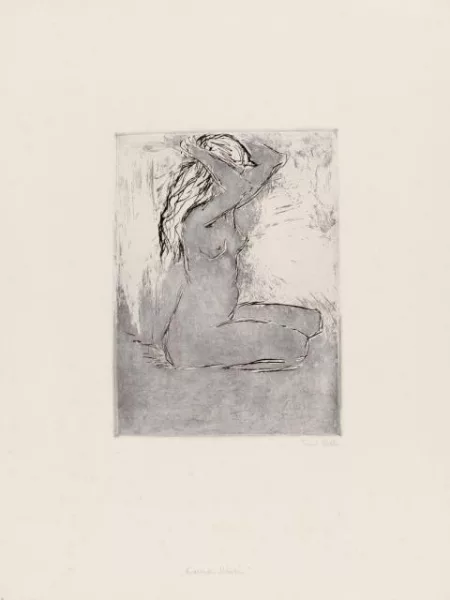 Emil Nolde — Kniendes Mädchen