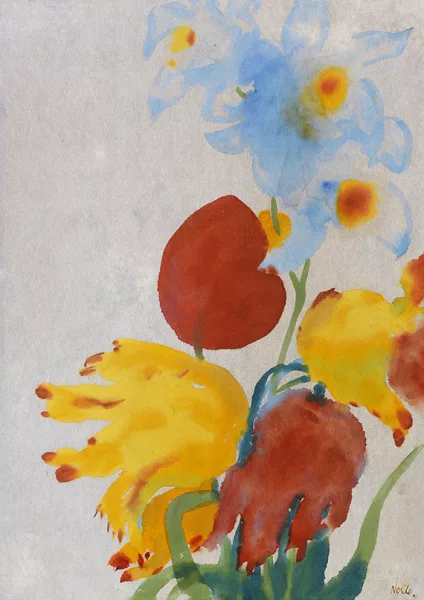 Emil Nolde — Tulpen und Iris
