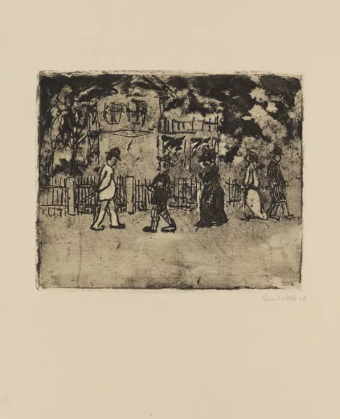 Emil Nolde — Spazierende