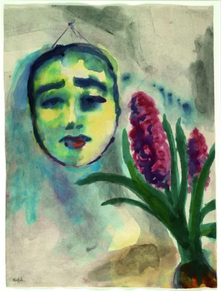 Emil Nolde — Blumen und Maske