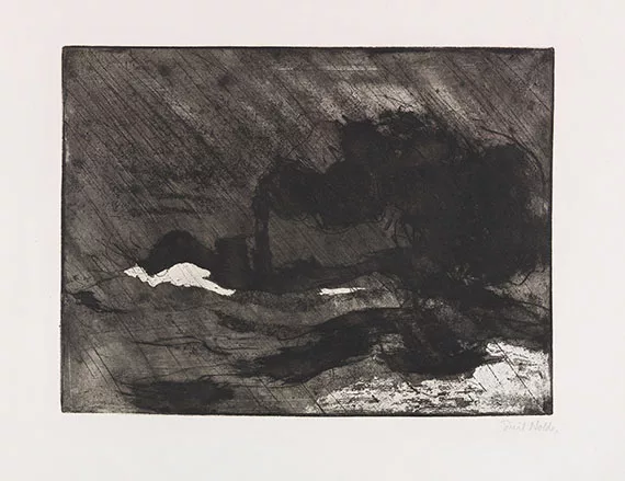 Emil Nolde — Dampfer (Groß Dunkel)