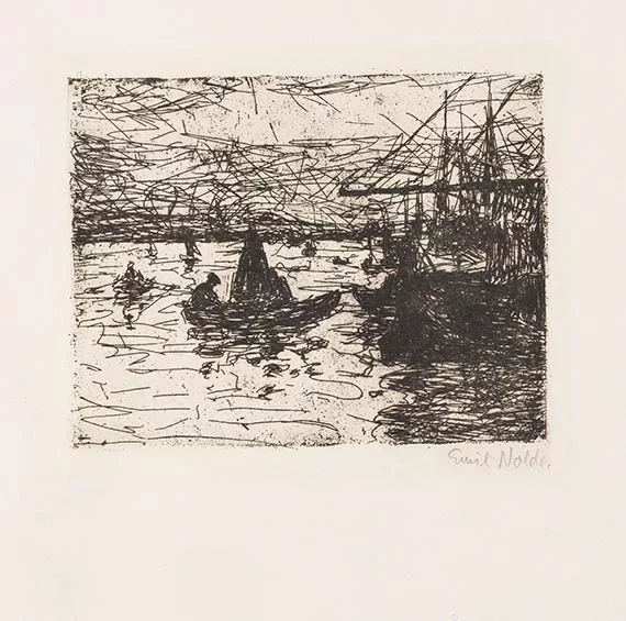 Emil Nolde — Hafen in Flensburg