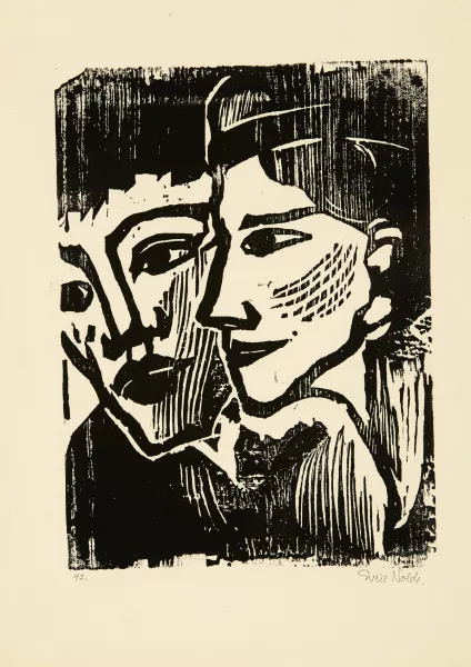 Emil Nolde — Doppelbildnis