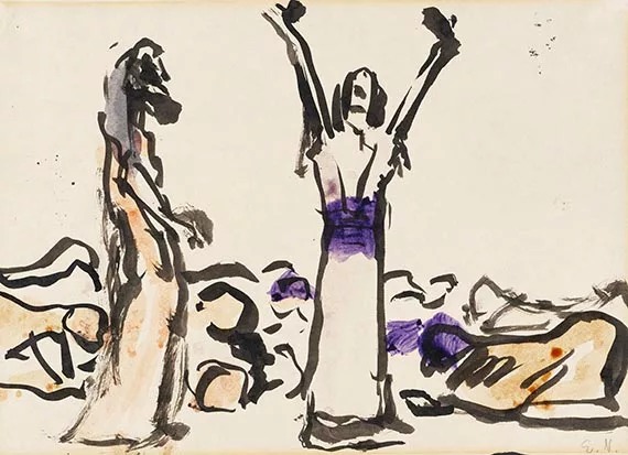 Emil Nolde — Theaterszene