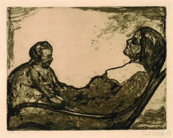 Emil Nolde — Im Schaukelstuhl