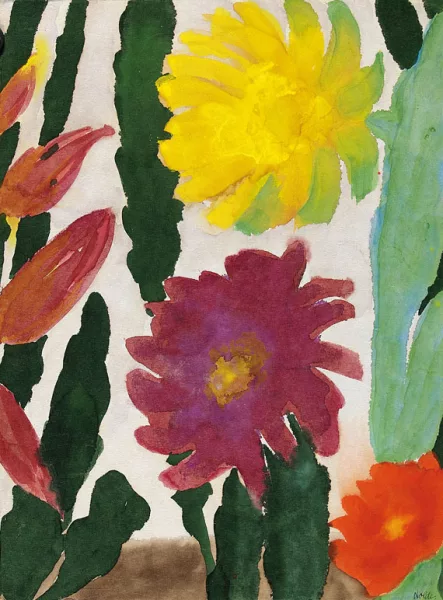 Emil Nolde — Blühende Kakteen