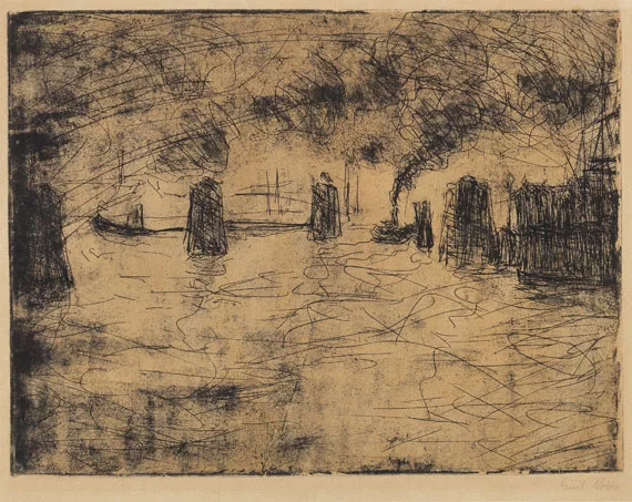 Emil Nolde — Hamburg, Milde Stimmung