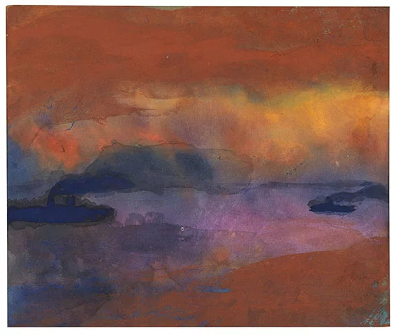 Emil Nolde — Dampfer auf See