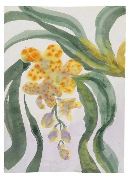 Emil Nolde — Orchideenzweig