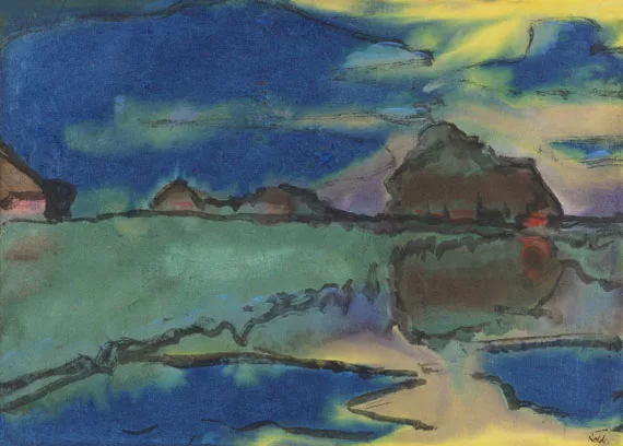 Emil Nolde — Marschlandschaft