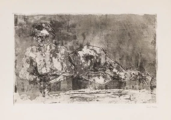 Emil Nolde — Liegendes Weib