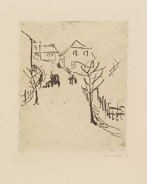 Emil Nolde — Dorfstraße