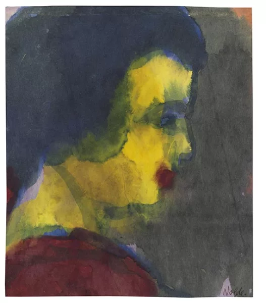 Emil Nolde — Mädchenkopf