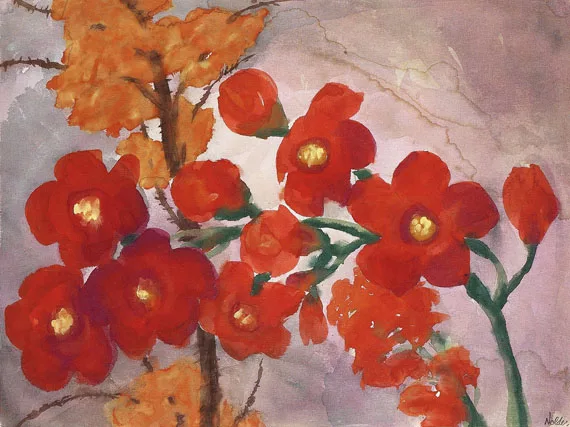 Emil Nolde — Rote Blüten