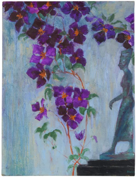 Emil Nolde — Figur und Clematis